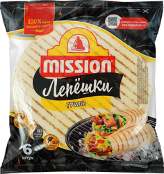 Лепешки тортильи MISSION Гриль, 250г, картинка