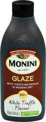 Соус бальзамический MONINI Balsamico Glaze, со вкусом белого трюфеля, 250мл, крупный план