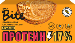 Крекеры овсяные протеиновые TAKE A BITE с арахисом, 125г, изображение