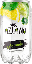 Изображение товара Напиток AZIANO Mojito газированный, 0.35л