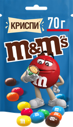 Драже M&M'S Криспи, 70г, вид