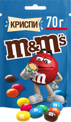 Драже M&M'S Криспи, 70г, изображение