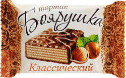 Торт вафельный КФ СЛАВЯНКА Боярушка классический, 38г, картинка