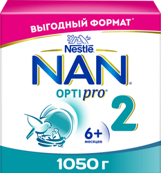 Смесь молочная NAN 2 OptiPro, с 6 месяцев, 3х350г, изображение