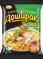 Лапша ДОШИРАК Yammi со вкусом курицы, 80г, детальное фото