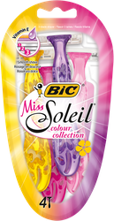 Станки для бритья BIC Мисс Солей Колор, 4шт, картинка