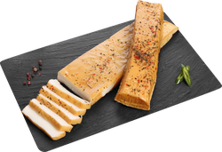 Кальмар Гигантский горячего копчения ЛЕНТА FRESH филе, фасованный,  весовой, фотография