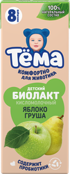 Биолакт детский ТЕМА Яблоко, груша 3%, без змж, 206г, фотография