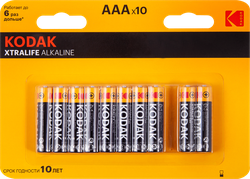 Батарейки KODAK Xtralife ААА, 10шт, детальное фото