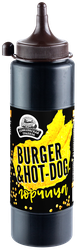 Горчица СЕМИЛУКСКАЯ ТРАПЕЗА Burger & Hot-Dog, 250г, крупный план