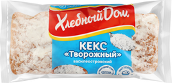 Кекс ХЛЕБНЫЙ ДОМ творожный, 400г, крупный план