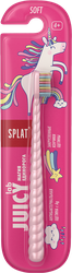 Зубная щетка детская SPLAT Juicy Lab Магия единорога с ионами серебра, 
жемчужная, с 4 лет, вид