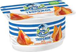 Творожок ПРОСТОКВАШИНО со вкусом Карамельная груша 3,6%, без змж, 110г, фото