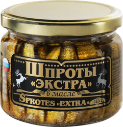Шпроты ВКУСНЫЕ КОНСЕРВЫ в масле, Экстра, 270г, фотография