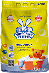 Изображение товара Стиральный порошок для детского белья УШАСТЫЙ НЯНЬ, 2,4кг