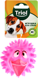 Игрушка для собак TRIOL Мяч-утка винил, 85мм, крупный план