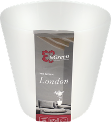 Горшок для Цветов Ingreen Fiji Orchid 1.6л d=16см, белый перламутровый, картинка
