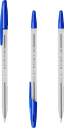 Набор шариковых ручек ERICHKRAUSE Classic Stick 1мм, синий, 8шт, детальное фото