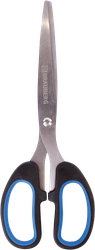 Ножницы BRAUBERG Classic+ 18,5см, детальное фото
