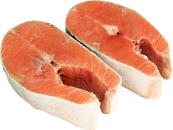Кижуч замороженный Тихоокеанский ЛЕНТА FRESH стейк, весовой, изображение