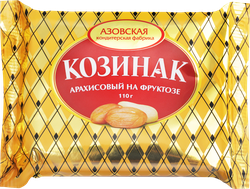 Козинак арахисовый АЗОВСКАЯ КФ на фруктозе, 110г, крупный план