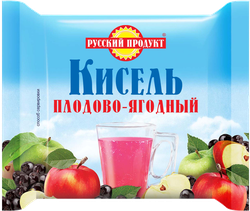 Кисель РУССКИЙ ПРОДУКТ Плодово-ягодный, 190г, крупный план
