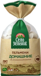 Пельмени СЕЛО ЗЕЛЁНОЕ Домашние, категория В, 800г, вид