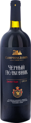 Вино СОЛНЕЧНАЯ ДОЛИНА Черный Полковник Крым Российское крепленое выдержанное красное ликерное, 0.75л, вид