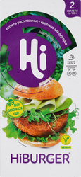 Котлеты растительные для бургеров HI Hiburger, 200г, детальное фото