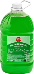 Жидкое мыло 365 ДНЕЙ Зеленый чай, 5л, вид