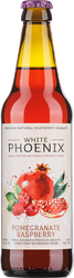 Медовуха WHITE PHOENIX Гранат, малина фильтрованная непастеризованная 5,6%, 0.45л, вид