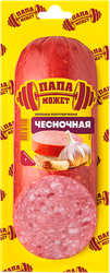 Колбаса полукопченая ПАПА МОЖЕТ Чесночная, категория В, 350г, изображение