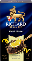 Чай черный RICHARD Royal Lemon арома, 25пак, вид