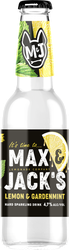 Напиток пивной MAX&JACK'S Lemon Gardenmint Лимон, мята нефильтрованный пастеризованный 4,7%, 0.4л, картинка
