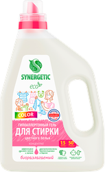 Гель для стирки SYNERGETIC Color биоразлагаемый концентрированный, 1.5л, картинка
