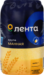 Крупа манная ЛЕНТА марка Т, 500г, крупный план