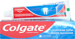 Зубная паста COLGATE Крепкие зубы Свежее дыхание для укрепления эмали и защиты от кариеса, 100мл, изображение