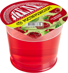 Желе РОСТАГРОЭКСПОРТ со вкусом малины, 125г, крупный план