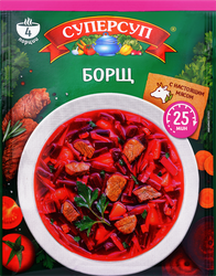 Суп СУПЕРСУП Борщ, 70г, вид