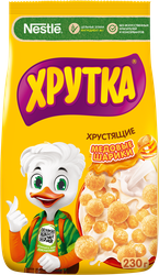 Готовый завтрак ХРУТКА Медовые шарики, 230г, крупный план