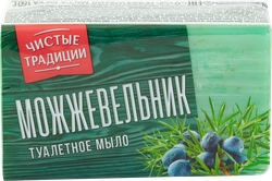 Туалетное мыло ЧИСТЫЕ ТРАДИЦИИ Можжевельник, 160г, картинка
