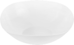 Салатник HOMECLUB Quadro Classic White 23см, стекло Арт. LFW90, детальное фото