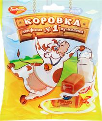 Конфеты РОТ ФРОНТ Коровка, 180г, вид