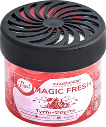 Ароматизатор воздуха AUTOSTANDART Magic Fresh Pearl, Тутти-фрутти, 100г, крупный план