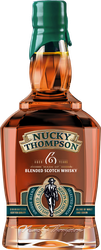 Виски NUCKY THOMPSON купажированный 6 лет 40%, 0.5л, крупный план