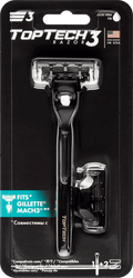Бритва TOPTECH Razor 3 + 2 сменные кассеты, изображение