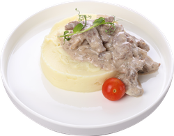 Бефстроганов ЛЕНТА FRESH с картофельным пюре, 260г, фото