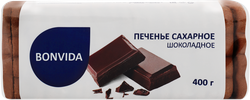 Печенье сахарное BONVIDA Шоколадное, 400г, фотография