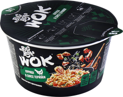 Лапша BIGBON Wok, курица в соусе терияки, 85г, фотография