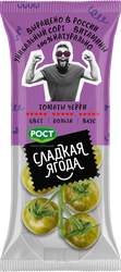 Томаты черри СЛАДКАЯ ЯГОДА Зеленые круглые, 200г, крупный план